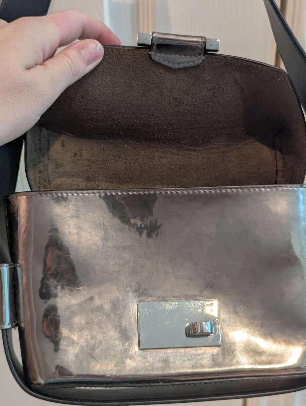 AllSaints Frankie 3-in-1 Leather Crossbody Bag - Picture 10 of 14